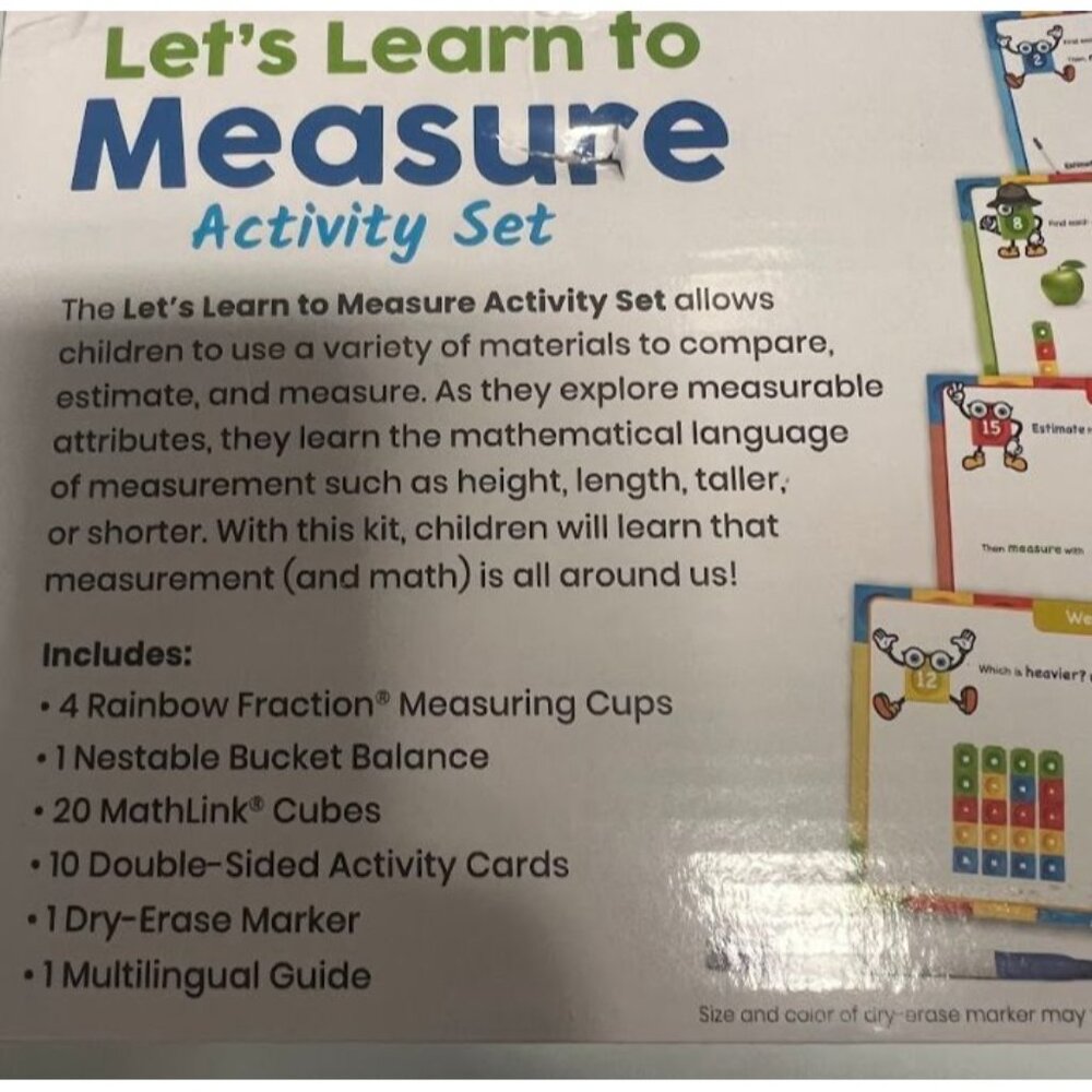 Hand2mind Let's Learn To Measure Activity Set - Picture 3 of 6